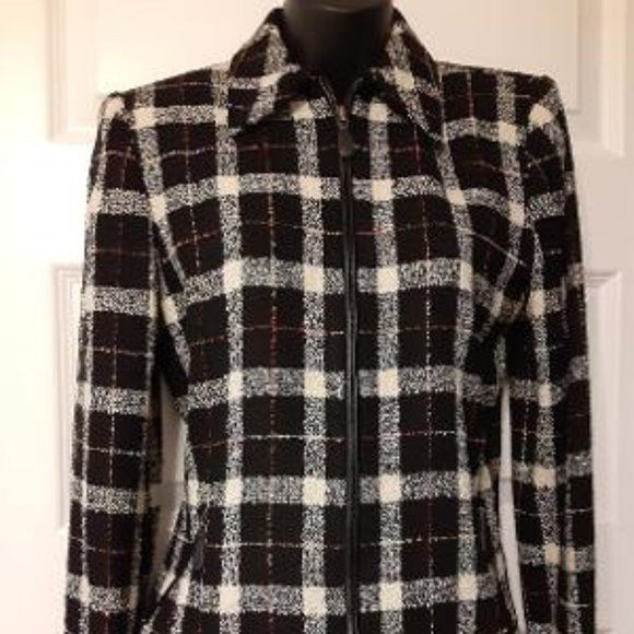 Kasper & Co Plaid Career Blazer - Picture 1 of 4